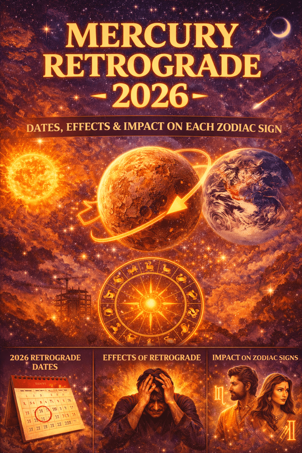 Mercury Retrograde 2026: Dates, Effects & Zodiac-Wise Impact Guide